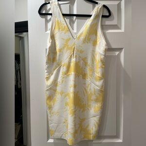 Zara W&B collection dress palms M
